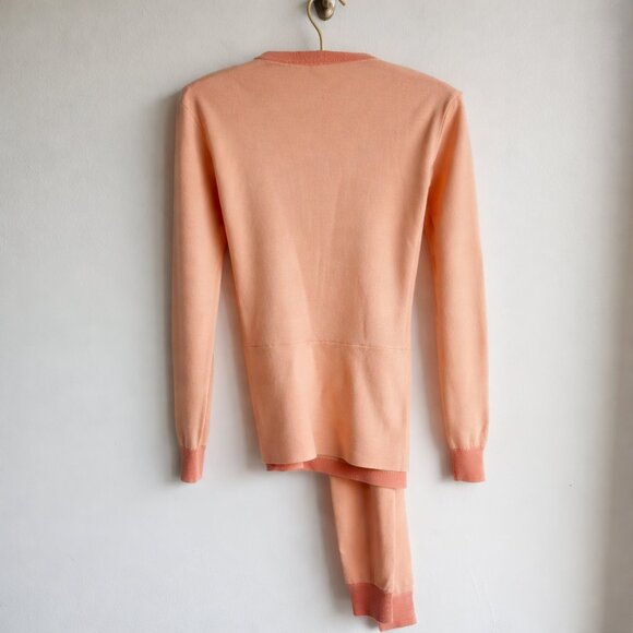 Maje Meryla Peach Tie-Waist Wool Sweater - Sz M - WORN ONCE - Picture 9 of 16